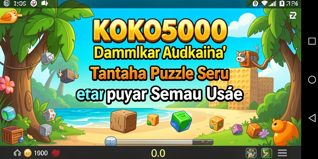 Tampilan gameplay KOKO5000 yang penuh tantangan puzzle.