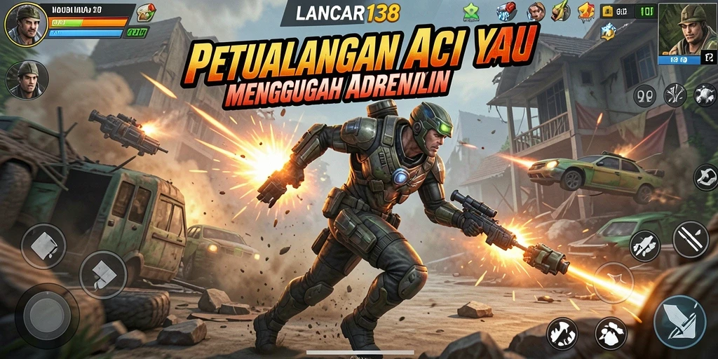 Tangkapan layar menampilkan aksi mendebarkan dari gameplay LANCAR138.