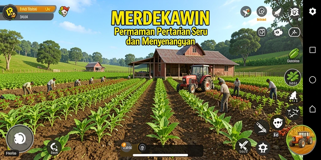 Tampilan Gameplay MERDEKAWIN yang menantang dan interaktif.