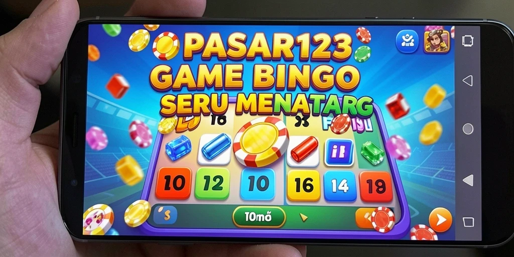 Screenshot gameplay PASAR123 dengan tampilan Bingo yang menarik.