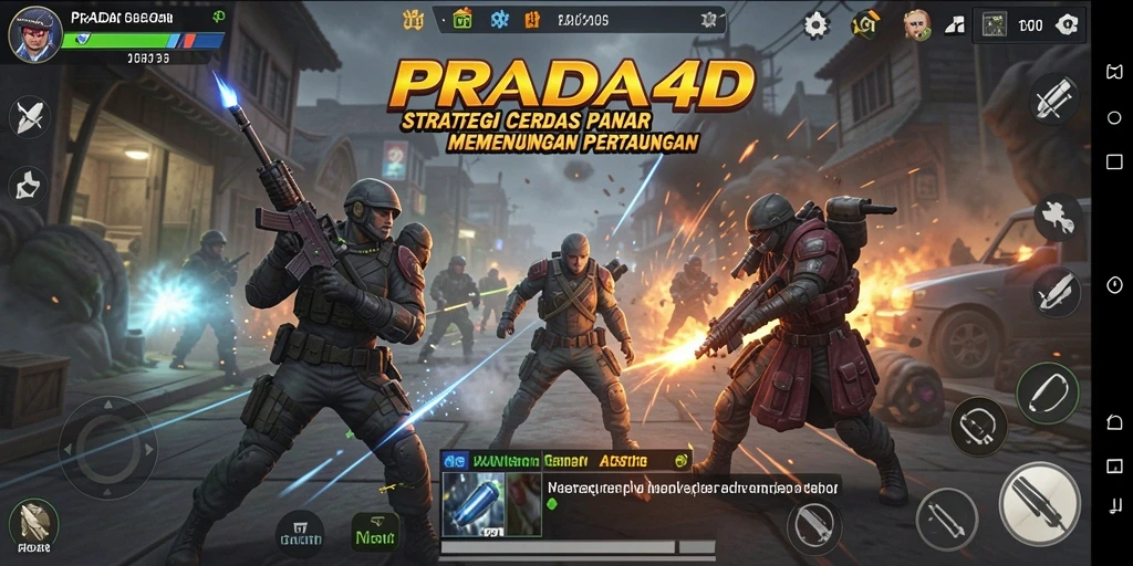 Tampilan gameplay PRADA4D menunjukkan strategi yang mendebarkan dan kolaborasi antar pemain.