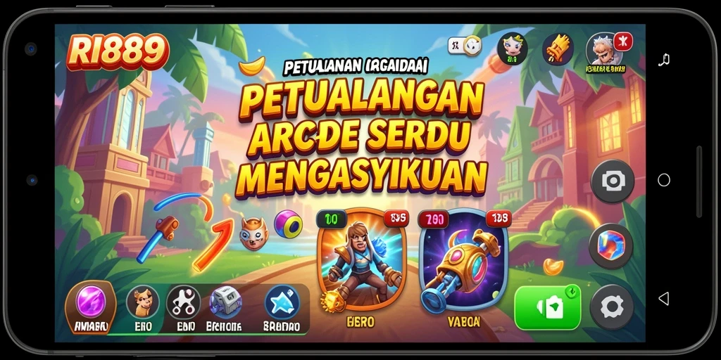 Tampilan menarik dari gameplay RI889 yang seru dan menantang.