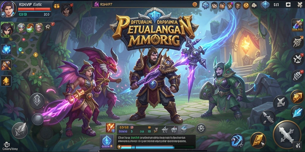 Tampilan gameplay yang menakjubkan dalam RSNVIP7.